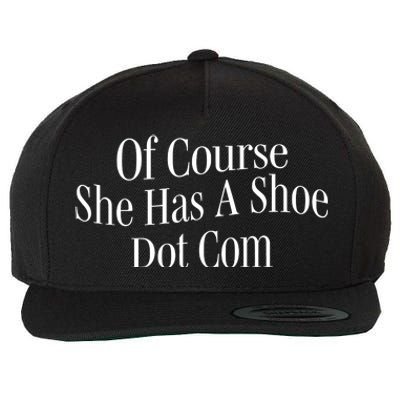 A’Ja Wilson Of Course She Has A Shoe Dot Com Wool Snapback Cap