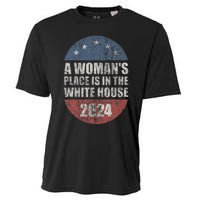 A WomanS Place Is In The White House First Female President Cooling Performance Crew T-Shirt