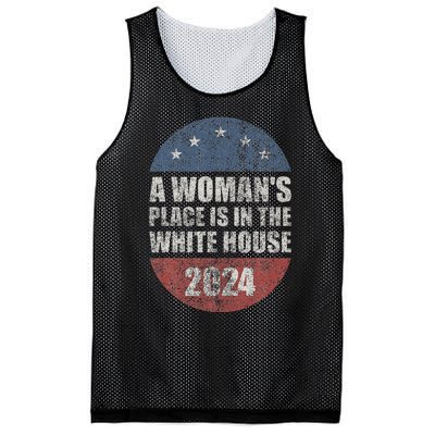 A WomanS Place Is In The White House First Female President Mesh Reversible Basketball Jersey Tank