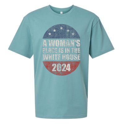 A WomanS Place Is In The White House First Female President Sueded Cloud Jersey T-Shirt