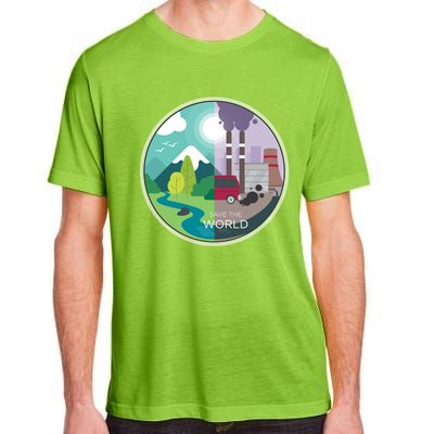 Air Water Pollution Nature Renewable Energy Vegan Off Grid Meaningful Gift Adult ChromaSoft Performance T-Shirt