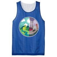 Air Water Pollution Nature Renewable Energy Vegan Off Grid Meaningful Gift Mesh Reversible Basketball Jersey Tank