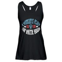 A Womans Place Is In The White House President Quote 2024 Ladies Essential Flowy Tank