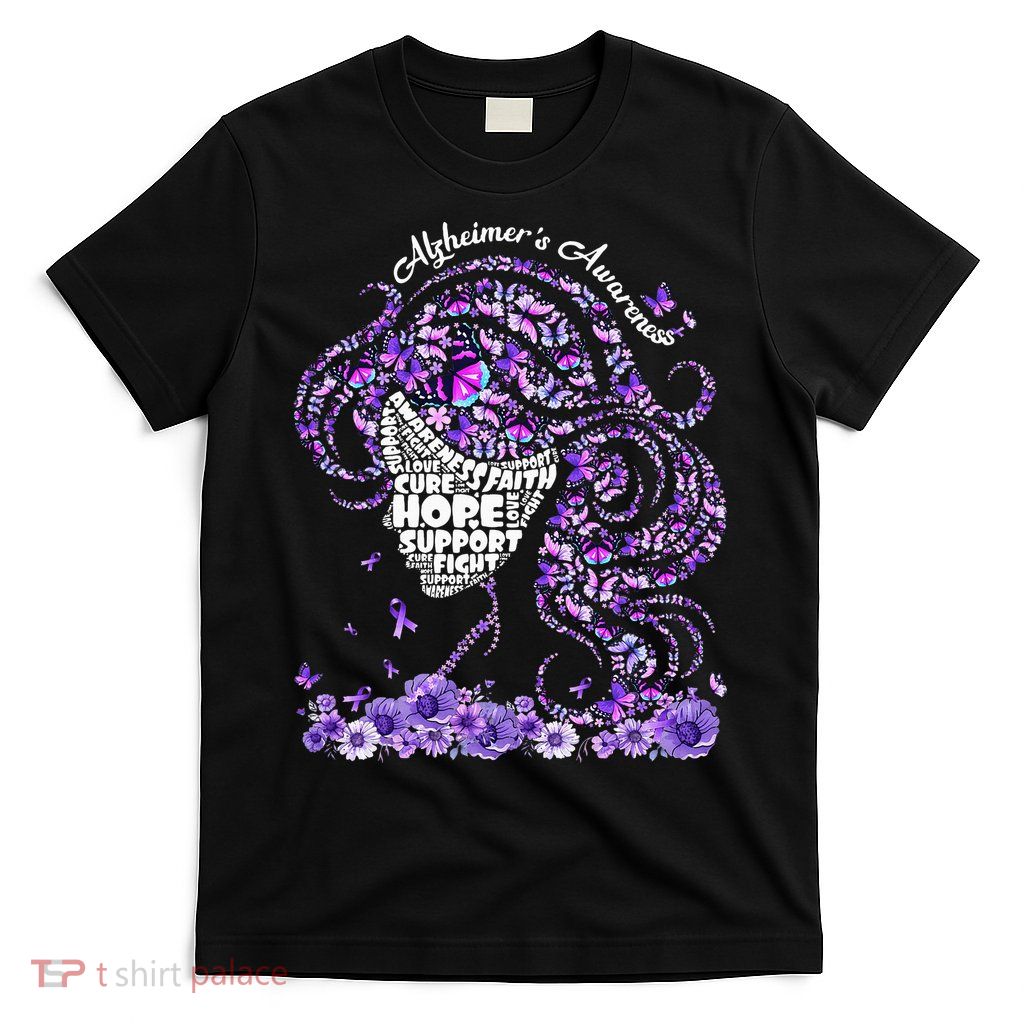 Alzheimers Wear Purple Alzheimers Awareness 2024 T-Shirt