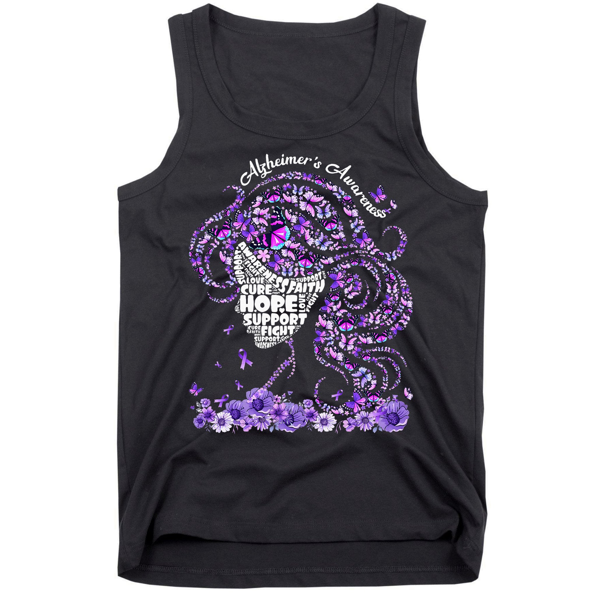 Alzheimers Wear Purple Alzheimers Awareness 2024 Tank Top