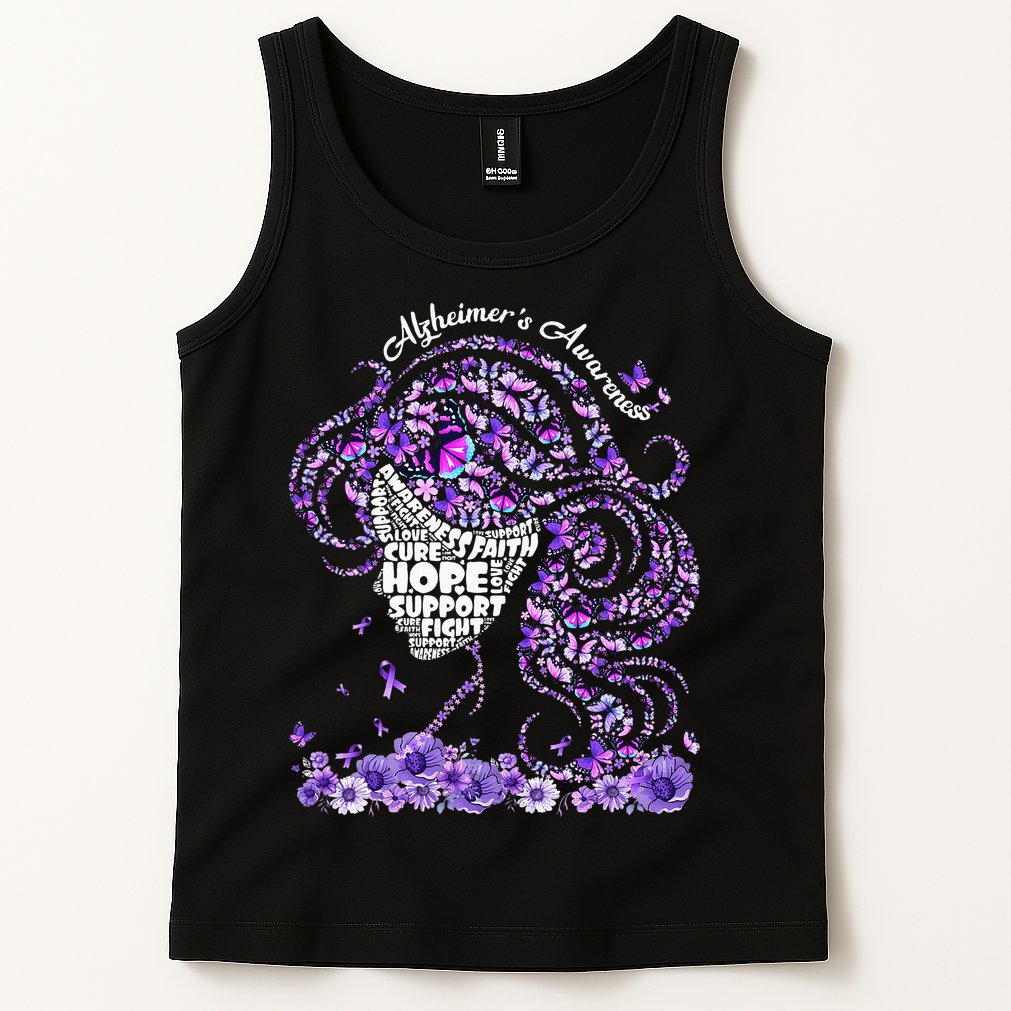 Alzheimers Wear Purple Alzheimers Awareness 2024 Tank Top
