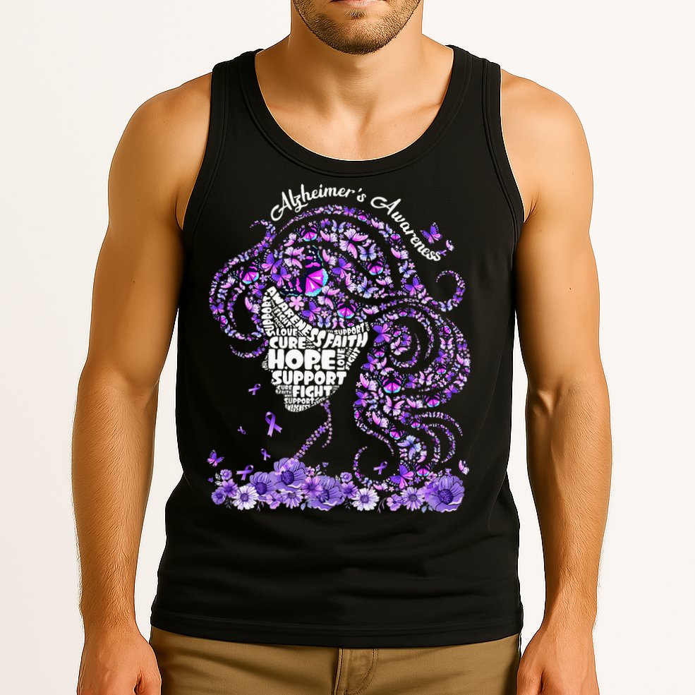 Alzheimers Wear Purple Alzheimers Awareness 2024 Tank Top