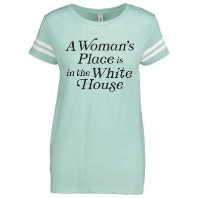 A Womans Place Is In The White House Trendy Rights Feminist Enza Ladies Jersey Football T-Shirt