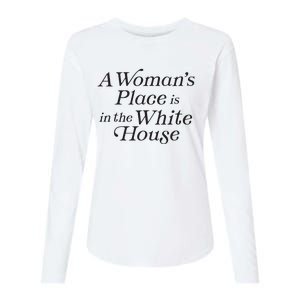 A Womans Place Is In The White House Trendy Rights Feminist Womens Cotton Relaxed Long Sleeve T-Shirt