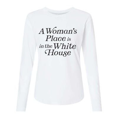 A Womans Place Is In The White House Trendy Rights Feminist Womens Cotton Relaxed Long Sleeve T-Shirt