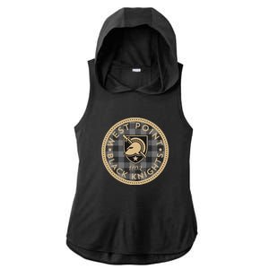 Army West Point Black Knights Plaid Badge Ladies PosiCharge Tri-Blend Wicking Draft Hoodie Tank