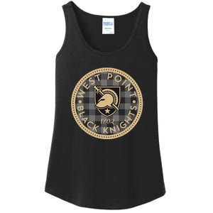 Army West Point Black Knights Plaid Badge Ladies Essential Tank