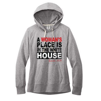 A Womans Place Is In The White House Women Women's Fleece Hoodie