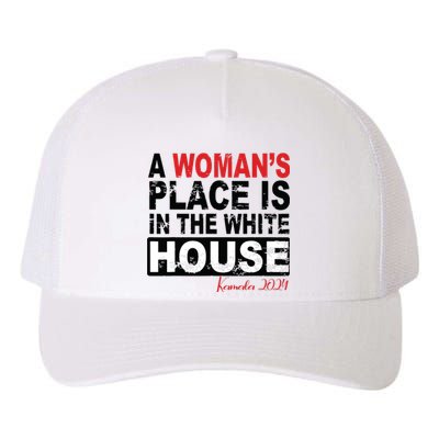 A Womans Place Is In The White House Women Yupoong Adult 5-Panel Trucker Hat