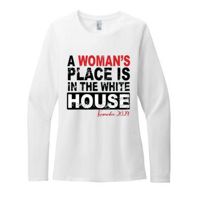 A Womans Place Is In The White House Women Womens CVC Long Sleeve Shirt