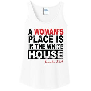 A Womans Place Is In The White House Women Ladies Essential Tank