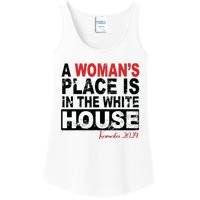 A Womans Place Is In The White House Women Ladies Essential Tank