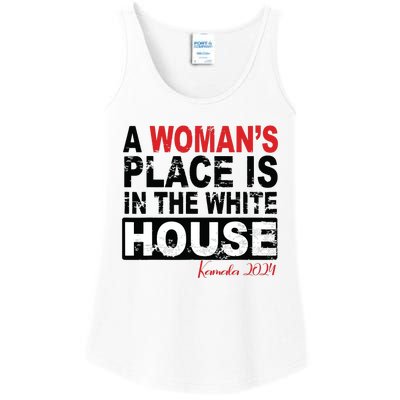 A Womans Place Is In The White House Women Ladies Essential Tank