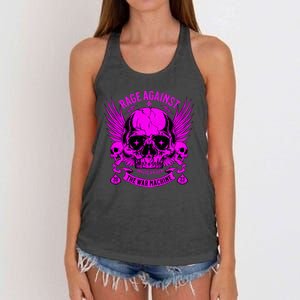 Anti War Peace Impeach Biden Ukraine Women's Knotted Racerback Tank