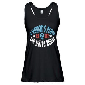 A WomanS Place Is In The White House Ladies Essential Flowy Tank