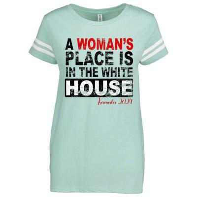 A Womans Place Is In The White House Kamala Harris Enza Ladies Jersey Football T-Shirt