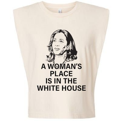 A WomanS Place Is In The White House Gift Garment-Dyed Women's Muscle Tee