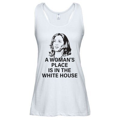 A WomanS Place Is In The White House Gift Ladies Essential Flowy Tank