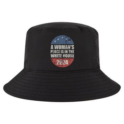 A Womans Place Is In The White House First Female President Cool Comfort Performance Bucket Hat