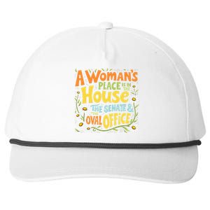 A WomanS Place Is In The House The Senate & The Oval Office Snapback Five-Panel Rope Hat