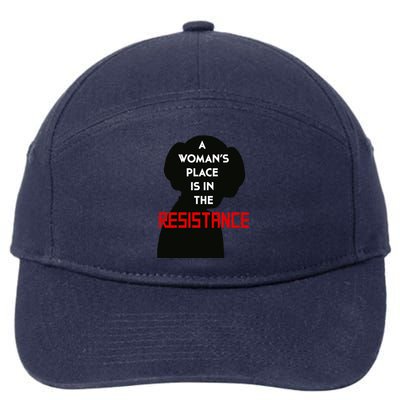 A WomanS Place Is In The Resistance 7-Panel Snapback Hat