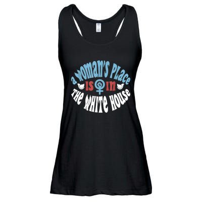 A Womans Place Is In The White House Ladies Essential Flowy Tank