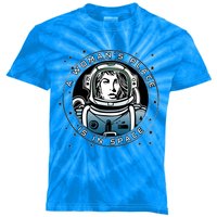 A Woman's Place Is In Space Kids Tie-Dye T-Shirt