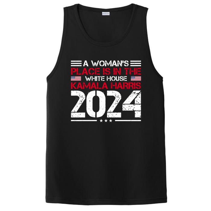 A WomanS Place Is In The White House Kamala Harris 2024 PosiCharge Competitor Tank