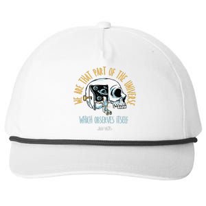 Alan Watts Quote Philosophy Spiritual Gift Universe Snapback Five-Panel Rope Hat