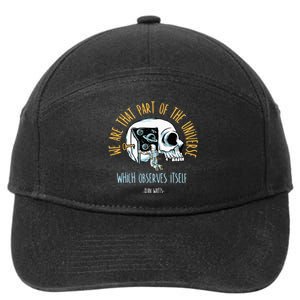 Alan Watts Quote Philosophy Spiritual Gift Universe 7-Panel Snapback Hat