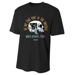 Alan Watts Quote Philosophy Spiritual Gift Universe Performance Sprint T-Shirt