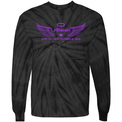 Abuela Wings Rip Tie-Dye Long Sleeve Shirt