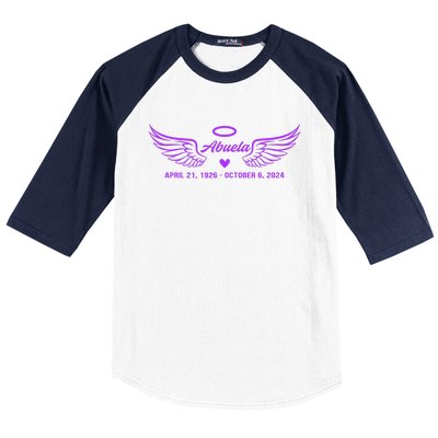 Abuela Wings Rip Baseball Sleeve Shirt