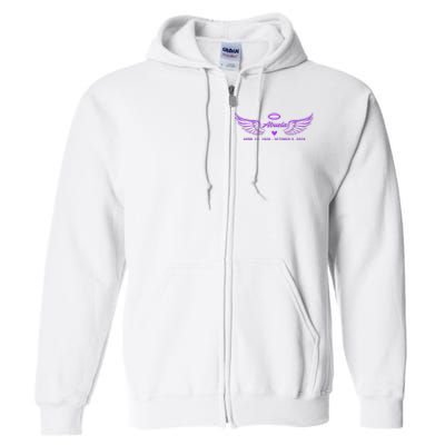 Abuela Wings Rip Full Zip Hoodie