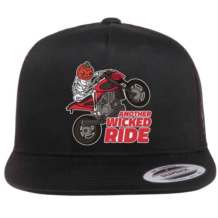 Another Wicked Ride Pumpkin Flatbill Hat
