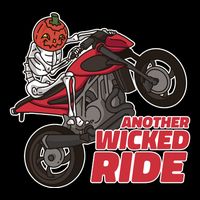 Another Wicked Ride Pumpkin Flatbill Hat