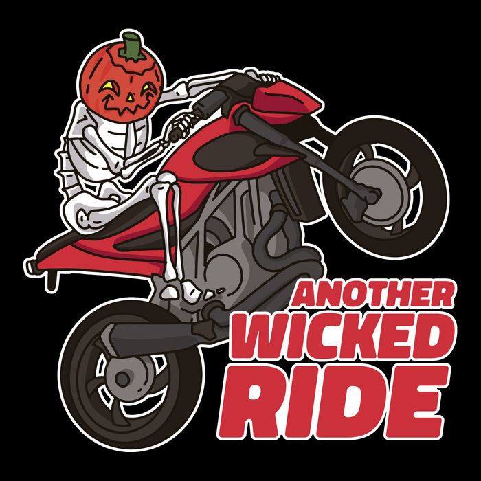 Another Wicked Ride Pumpkin Flatbill Hat