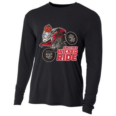 Another Wicked Ride Pumpkin Cooling Performance Long Sleeve Crew