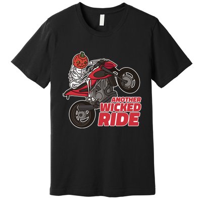 Another Wicked Ride Pumpkin Premium T-Shirt