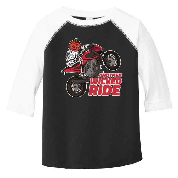 Another Wicked Ride Pumpkin Toddler Fine Jersey T-Shirt