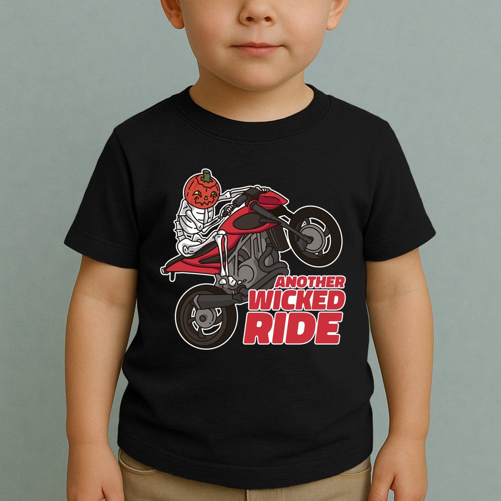Another Wicked Ride Pumpkin Toddler T-Shirt