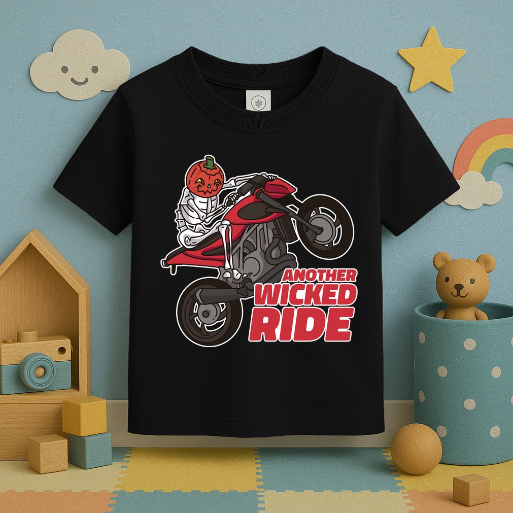 Another Wicked Ride Pumpkin Toddler T-Shirt