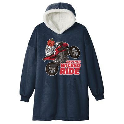 Another Wicked Ride Pumpkin Hooded Wearable Blanket