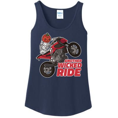 Another Wicked Ride Pumpkin Ladies Essential Tank