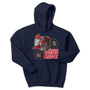 Another Wicked Ride Pumpkin Kids Hoodie